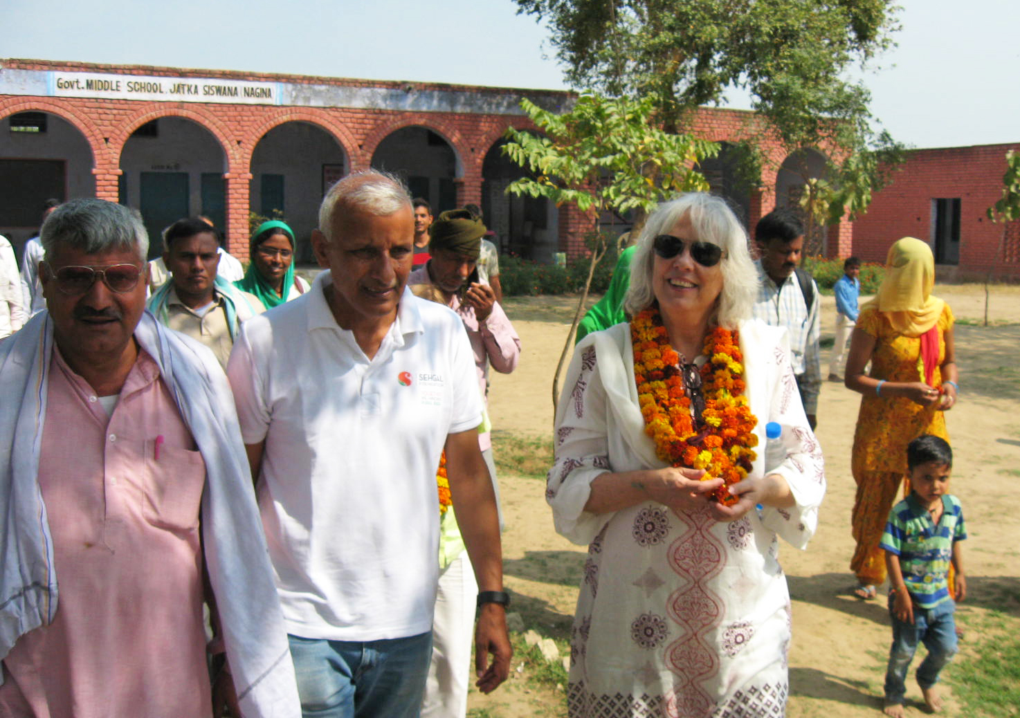 Marly Cornell in India